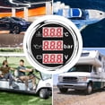 thumbnail image 3 of 3 in 1 Instrument Sensor Kit, Engine Coolant Temperature Oil Pressure Meter 12V Volt Gauge for Car Boat 52mm Digital Safe Alert, 3 of 7