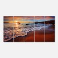 thumbnail image 2 of Design Art - Superbe Plage Océanique au Coucher du Soleil, 2 of 3