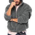 thumbnail image 1 of RKSTN Jackets for Men Pullover Sweater Stand Collar Elastic Solid Color Half Sweater For Stand-up Collar Sweater Fall and Winter Long Sleeve Jacket Coats, 1 of 6