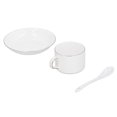 thumbnail image 3 of Cergrey 4 Set Coffee Cup Set Coffee Mug W/Saucer Spoon Tea Mug Drinkware Gift For Home, 3 of 8