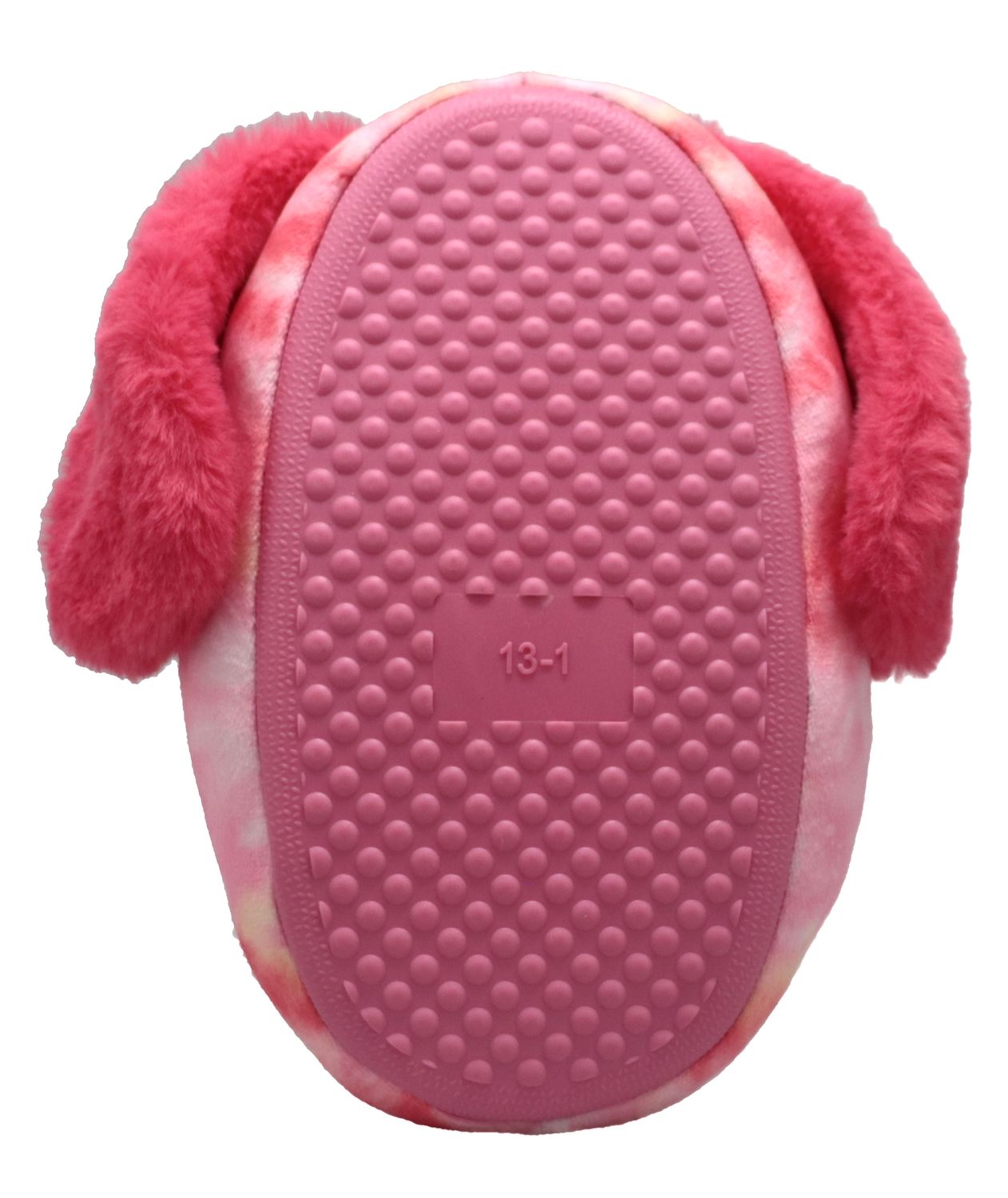 Chaussons pour fille Squishmallows avec Detina, le chien tie-dye.