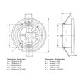 thumbnail image 3 of Hella Marine 958109521 Hella Marine EuroLED 75 3" Round Spring Mount Down Light - Warm White LED - Stainless Steel Rim - 12V, 3 of 3
