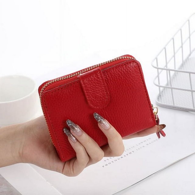 3PCS Credit Card Case Rfid Protection Card Holder Wallet Women Leather With 12 Cards 4 Id Windows & 2 Money Coin Pocket Compartments Wallet Women Small Wallet Women