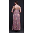 thumbnail image 4 of Bimba Robe Maxi à Bretelles Spaghetti Sans Manches pour Femmes en Rayonne à Imprimé Floral, Coupe Évasée - X-Grand, 4 of 5
