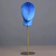 thumbnail image 2 of Mannequin Manikin Head Model Wigs Glasses Hats Stand Foam Display Stand Blue, 2 of 9
