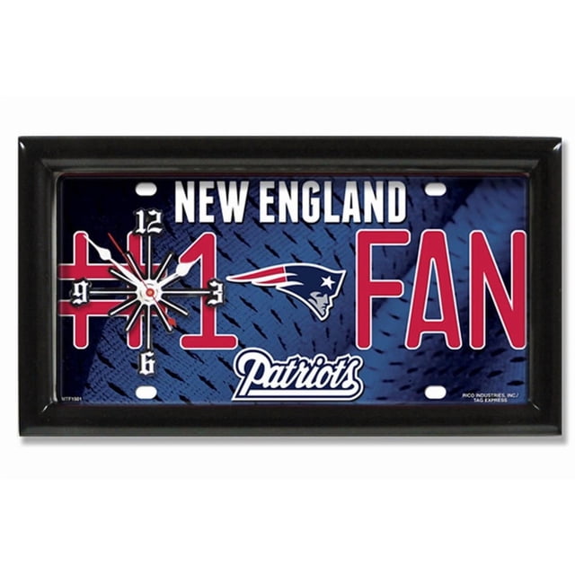 NFL New England Patriots Wall Clock