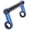 Blue, variant on Mefallenssiah Bicycle Handlebar Extender for Bicycle Light Speedometer Gps Mobile Phone