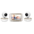 thumbnail image 4 of Motorola VM50G Video Baby Monitor with Pan, Tilt & Zoom - 2 Camera Set - White & Gold, 4 of 5