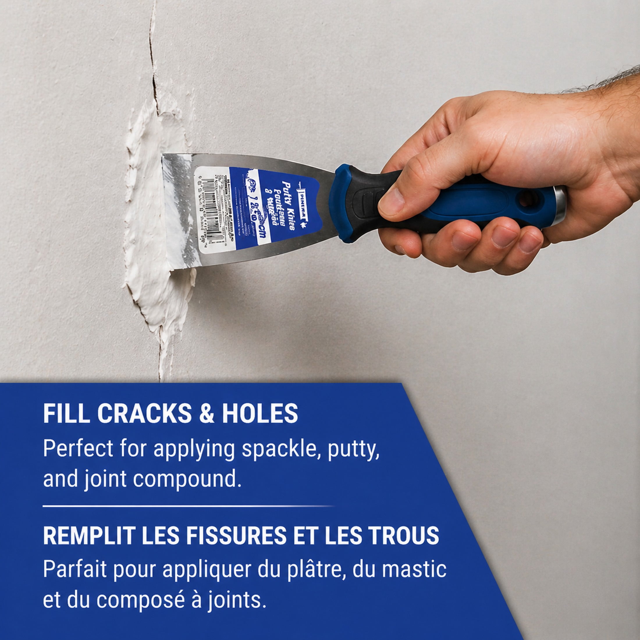 5cm Couteau á Mastic Flexible, acier galvanisé de Pintar Manufacturing Corp.