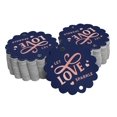thumbnail image 1 of Inkdotpot 50 Pack Real Rose Gold Foil Paper Tags Let Love Sparkle Wedding Favor Hang Tags, 1 of 6