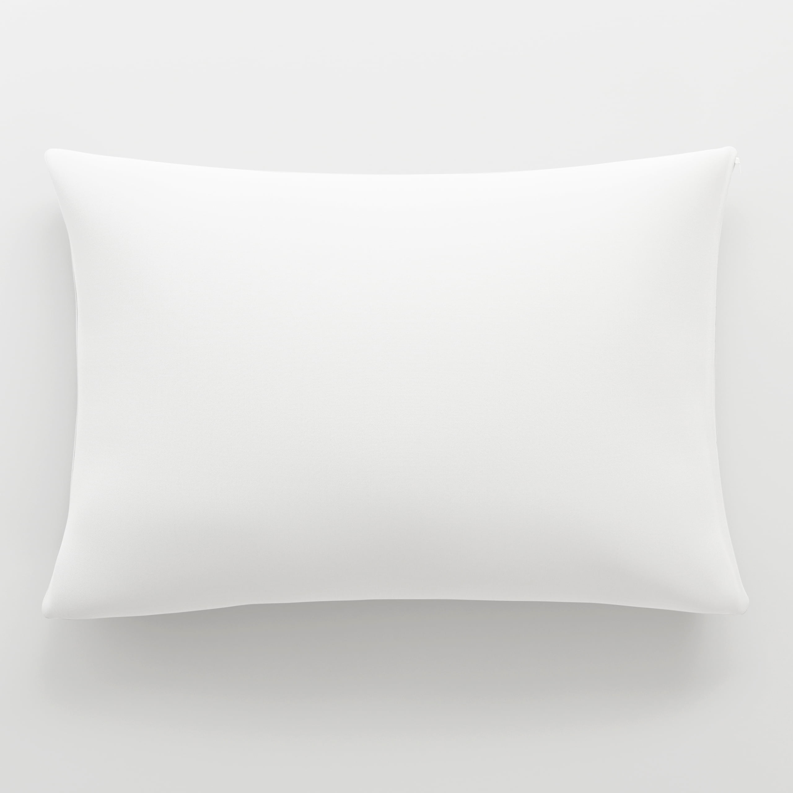 Sealy Cool Temp Bed Pillow Cover Protector, S/Q- Zippered Soft Knit Fabric