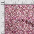 thumbnail image 2 of oneOone Viscose Chiffon Pink Fabric Floral Craft Projects Decor Fabric Printed By The Yard 42 Inch Wide, 2 of 4
