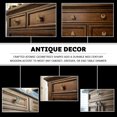 thumbnail image 4 of Set of 6 Antique Gold Finish Mid Century Modern Décor Atomic Shape Cast Iron Drawer Pull Cabinet Knobs - 2 Inches Long -Easy Installation - Timeless Elegance, 4 of 7