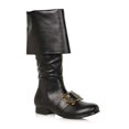 thumbnail image 1 of Bottes Noires à Boucle Pirate pour Hommes, 1 of 4