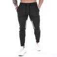 thumbnail image 1 of FAIWAD Men's Slim Sweatpants Elastic High Waist Drawstring Workout Athletic Pants with Pockets, 1 of 7