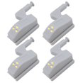 thumbnail image 3 of Cabinet Hinge Light, High Brightness Hinge LED Light 3 LED Lamp Beads  For Wine Cabinet For Home Cabinets Warm Light, 3 of 8