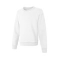 thumbnail image 2 of Hanes Girls ComfortSoft EcoSmart Crewneck Sweatshirt, S, White, 2 of 4