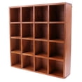 thumbnail image 3 of jifeng 16 Grids Wood Wall Mounted Storage Cabinet Shelf Home Kitchen Laundry Organizer, 3 of 9