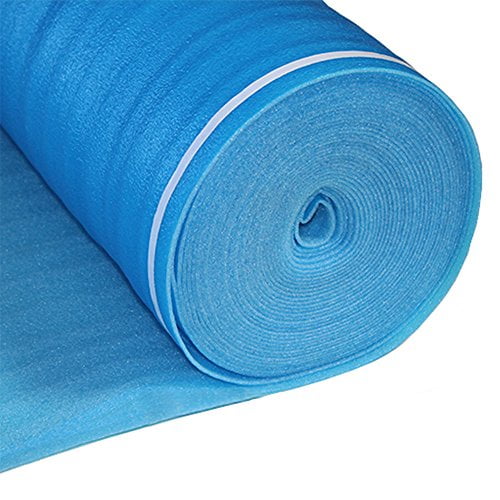 Floorlot Blue Flooring Underlayment with Moisture Barrier for Laminate and Hardwood Floors, (3mm Thick, 200 sq.ft Roll)