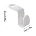 thumbnail image 3 of EGNMCR Hangers, Pants Hangers, Clothes Hangers Home Hanger Connection Hook Plastic Stackable Link Buckle Hook 10pc wall hook, 3 of 9