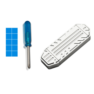 10gbps M.2 NVME SSD High-Speed Solid-State Mobile Hard Disk Box JMS583 Master Control with USB TYPE-C Dual- PHDK,1 x M.2 NVME SSD (Accessory styles and colors are random, don't accept the specified)