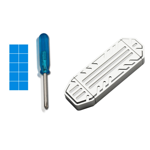 10gbps M.2 NVME SSD High-Speed Solid-State Mobile Hard Disk Box JMS583 Master Control with USB TYPE-C Dual- PHDK,1 x M.2 NVME SSD (Accessory styles and colors are random, don't accept the specified)