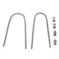 thumbnail image 2 of Stainless Steel Coolant Radiator Hose Kit Efficient Cooling Flexible Universal Fit, 2 of 7