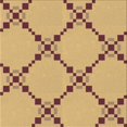 thumbnail image 1 of Ahgly Tapis d'Intérieur Lavable en Machine Carré Transitionnel Chrome Or Jaune, 4 Pieds Carré, 1 of 7