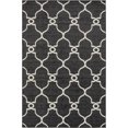 thumbnail image 1 of Unique Loom Tapis d'Intérieur et d'Extérieur à Flatweave Transitionnel, 6' x 9', Noir/ivoire, Collection, 1 of 2