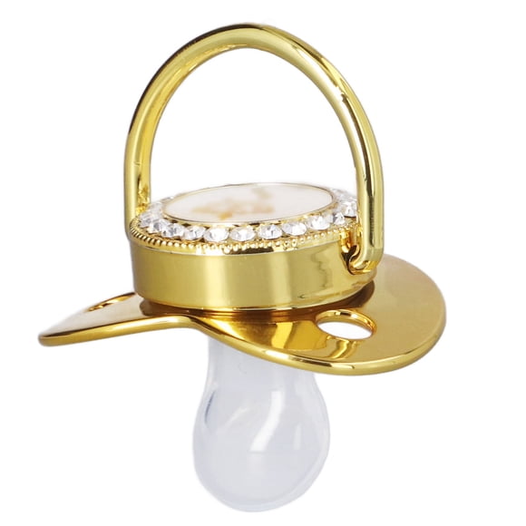 Baby , Exquisite Rhinestone Fashionable Letter Alloy With Chain Clip For Home Travel