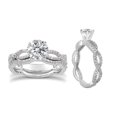 thumbnail image 1 of 2 3/4ct Diamond Engagement Wedding Ring Set 14K White Gold, 1 of 1
