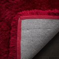 thumbnail image 4 of Safavieh Luxe Paxton Solid Plush Shag Area Rug, Red, 2'3" X 8' Runner, 4 of 4
