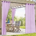 thumbnail image 3 of Rideau Transparent d'Extérieur Imperméable Rideaux Transparents Écran pour Gazebo Terrasse Véranda avant Pergola Déco 52 x 84 Pouces, 3 of 6