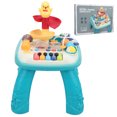 thumbnail image 2 of Baby Musical Learning Toy, Animal Sounds Endless Fun Smoothing Edges 5 Keys Musical Learning Activity Table Toy Educational  for Home Play, 2 of 7