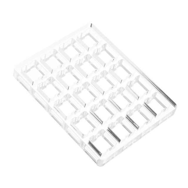 Miulika Switch Tester Base Acrylic Plate for Cherry Switch Display Board Spare Parts 4x5 board