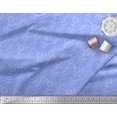 thumbnail image 3 of Soimoi Blue Rayon Fabric Sacred Geometric Print Fabric by Yard 56 Inch Wide, 3 of 3