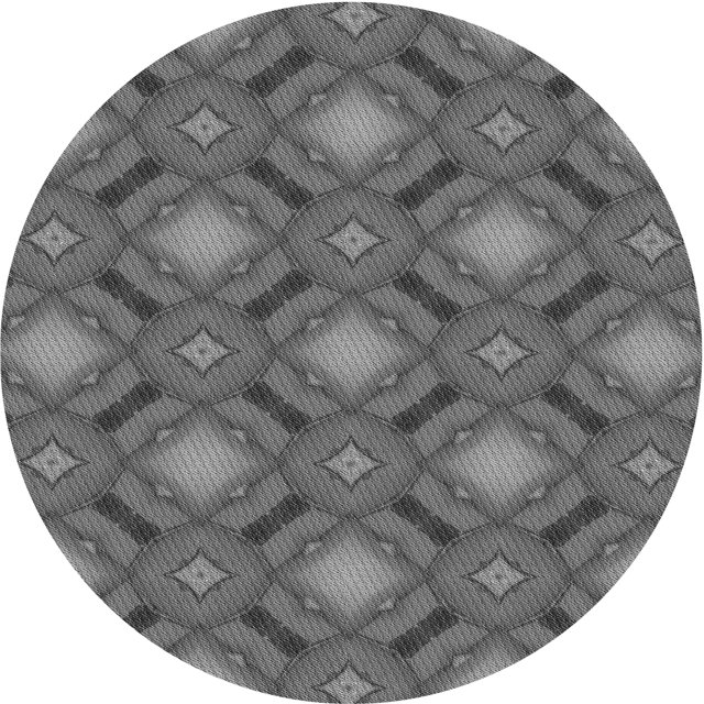 Ahgly Tapis d'Intérieur Lavable en Machine Carré Transitionnel Gris Canon, 3 Pieds Carré
