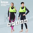thumbnail image 4 of Rrtizan Adult Inflatable Snorkel Vest Portable Life Jacket for Swimming Safety, 4 of 4
