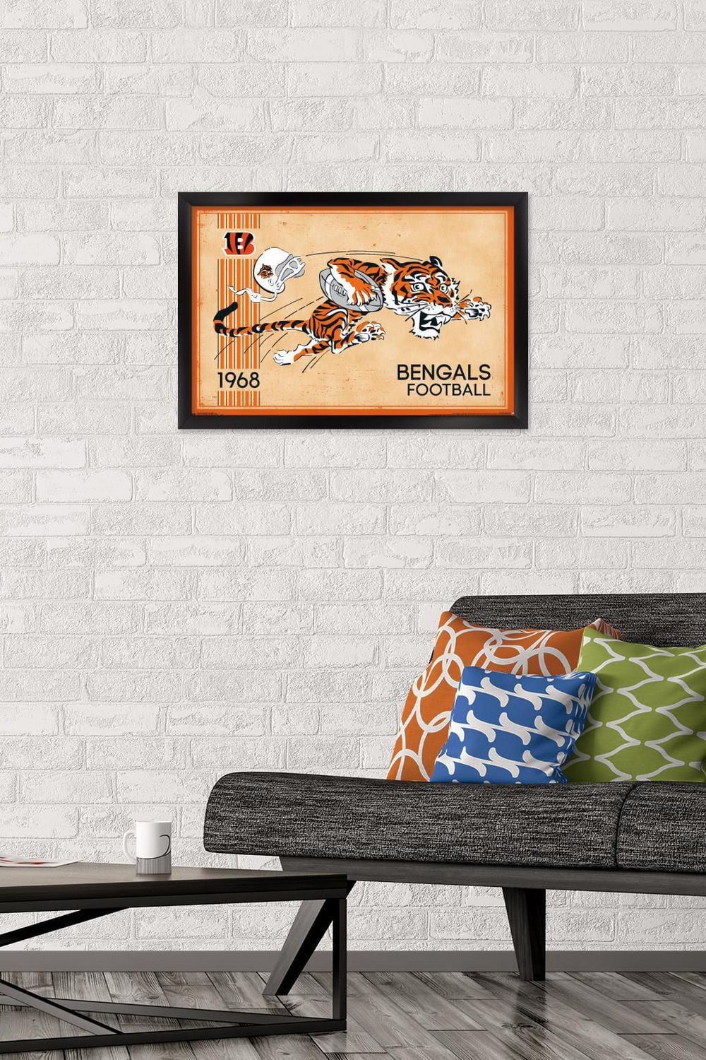 NFL Cincinnati Bengals - Retro Logo 14 Wall Poster