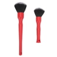 thumbnail image 2 of Cleaning Brush, Flexible Scratch Resistant Multi Purpose Car Detailing Brush Set 2pcs High Strength  For Automobile Red,Black,Orange, 2 of 8