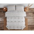 thumbnail image 3 of Alia Grey 3 Piece Embroidered Quilt Set, 3 of 6