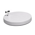 thumbnail image 4 of Metal Base for Table Lamp, Round Weighted Base, Desk Lamp Base, Desk Reading Lamp Bedside Lamp Accessories White, 4 of 8