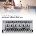 thumbnail image 4 of Guitar Bridge, Replacement Heavy Duty Headstock 6 String Electric Guitar Bridge Kit  for TL Chrome, 4 of 7