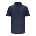 thumbnail image 1 of Pisexur T Shirts for Man , Hommes Décontracté Mode Manches Courtes Uni Chandail Col Rabattu Blouse Débardeur Sport Marine, P Chemises de Golf Hommes et Chemises Hommes, 1 of 8