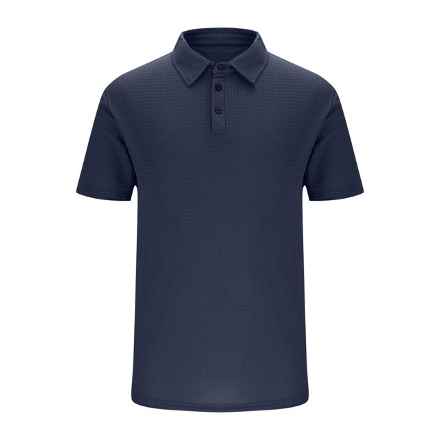 Pisexur T Shirts for Man , Hommes Décontracté Mode Manches Courtes Uni Chandail Col Rabattu Blouse Débardeur Sport Marine, P Chemises de Golf Hommes et Chemises Hommes