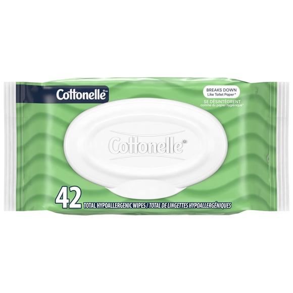 Cottonelle GentlePlus Wet with 42 Wipes