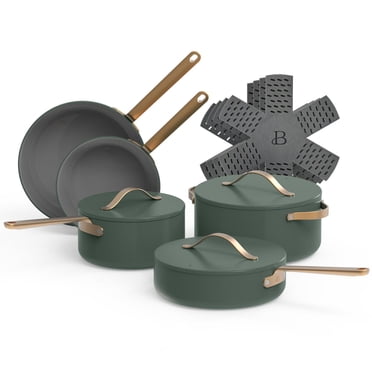 Beautiful by Drew Barrymore 12pc Ceramic Non-Stick Cookware Set
