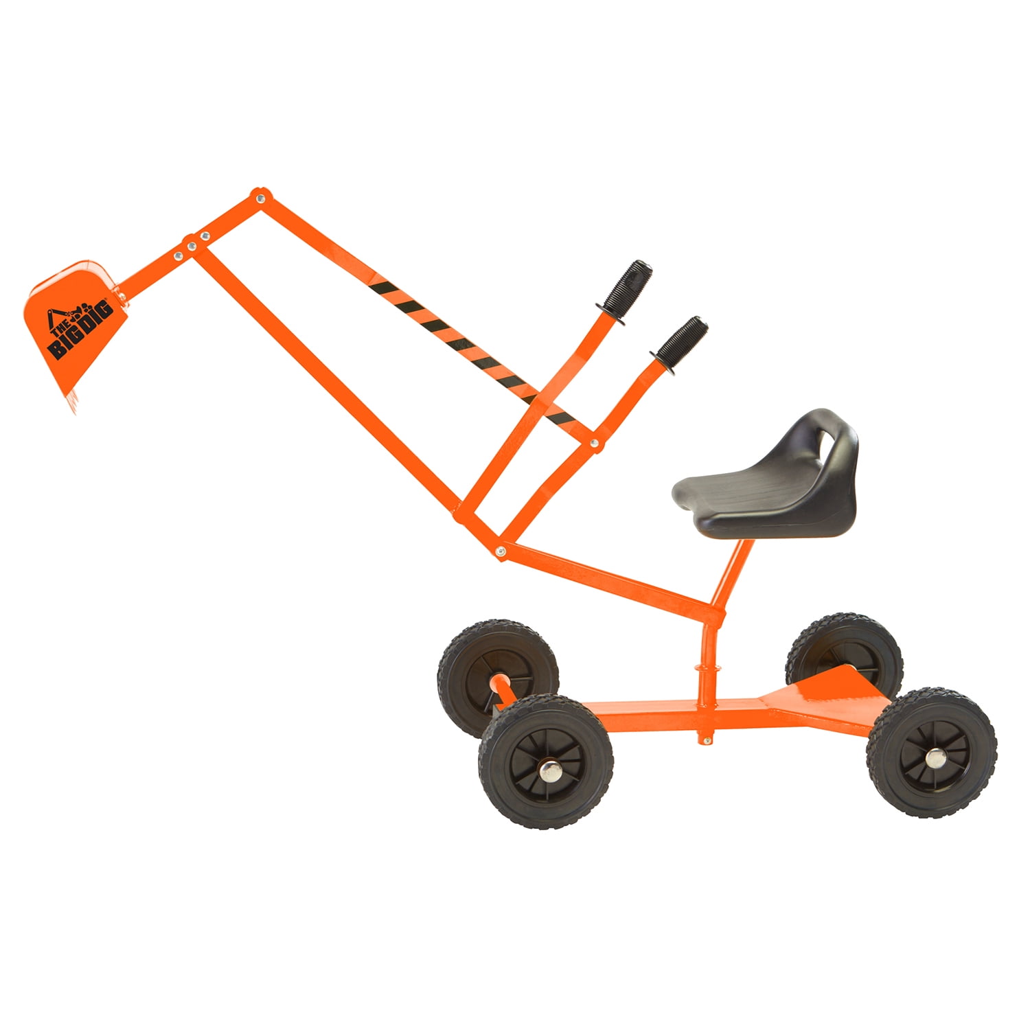 木工 Toy モンスターローダー Big Dig Rolling Sandbox Digger Excavator Toy Crane with 360 Degree