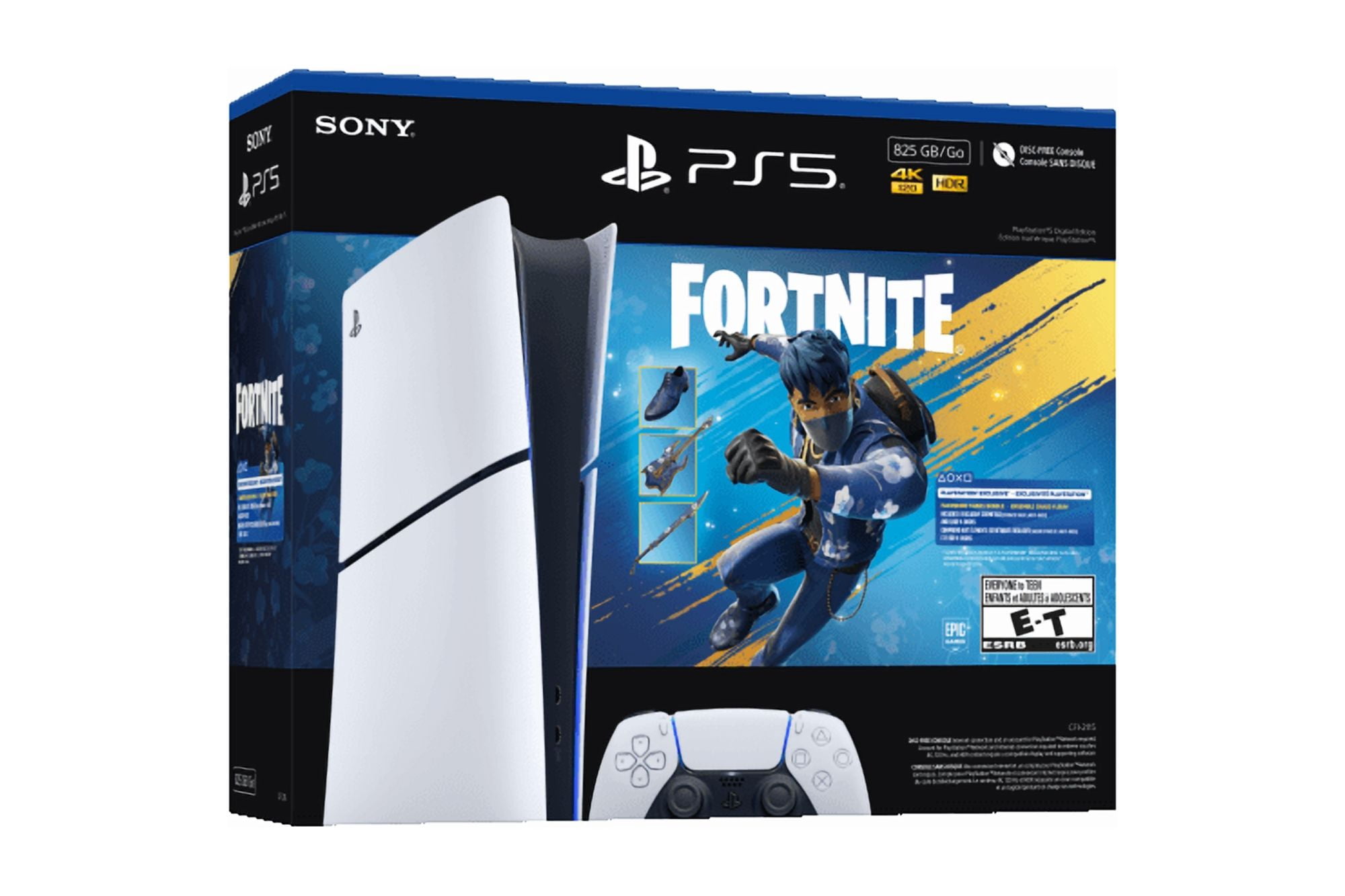 Ensemble PlayStation®5 édition numérique 825 Go – Fortnite Flowering Chaos