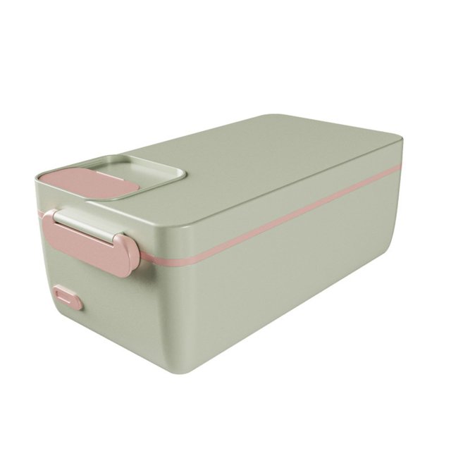 Cordless Lunch Box No Water Required Battery Powered Heated Lunch Box USB Lunch Box For Adults 1L 304 Stainless Container Warming Time Selectable